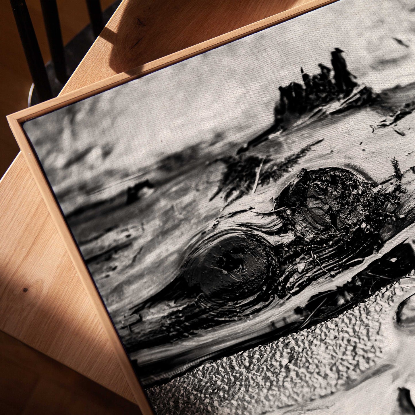 EXHALE | Framed Fine Art Canvas Print