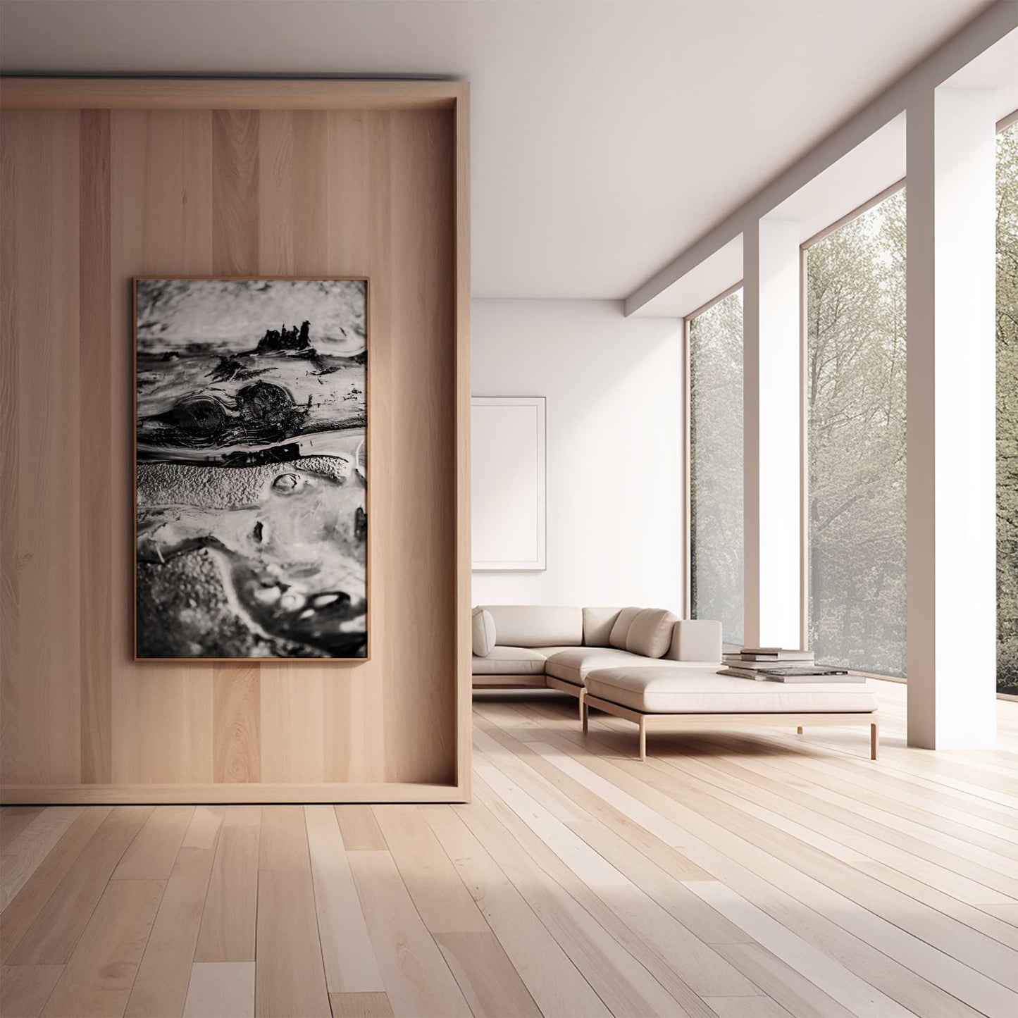 EXHALE | Framed Fine Art Canvas Print