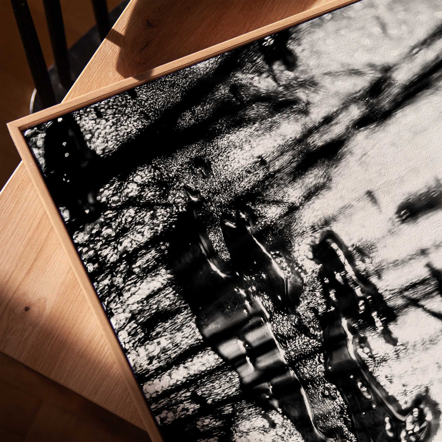 FROZEN INK | Framed Fine Art Canvas Print