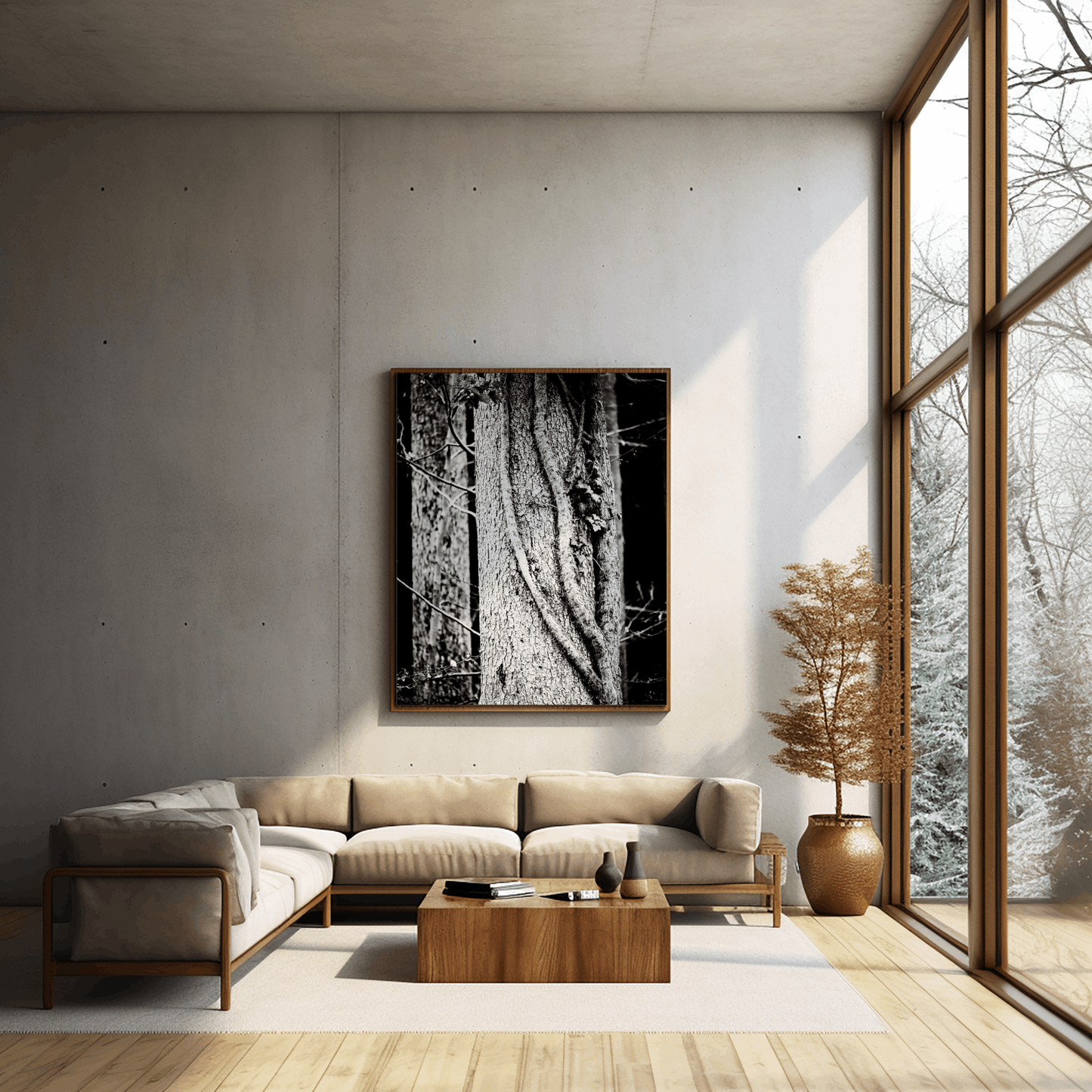 EMBRACE | Framed Fine Art Canvas Print