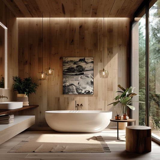 EXHALE | Framed Fine Art Canvas Print