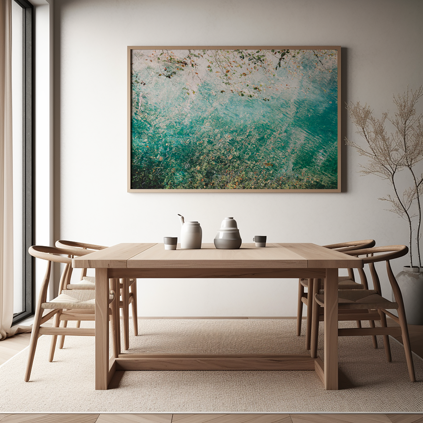 FLURRY ONE | Framed Fine Art Canvas Print