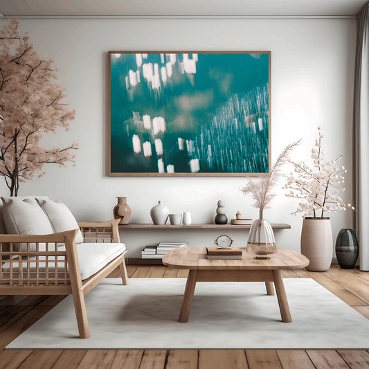 GLITTER | Framed Fine Art Canvas Print
