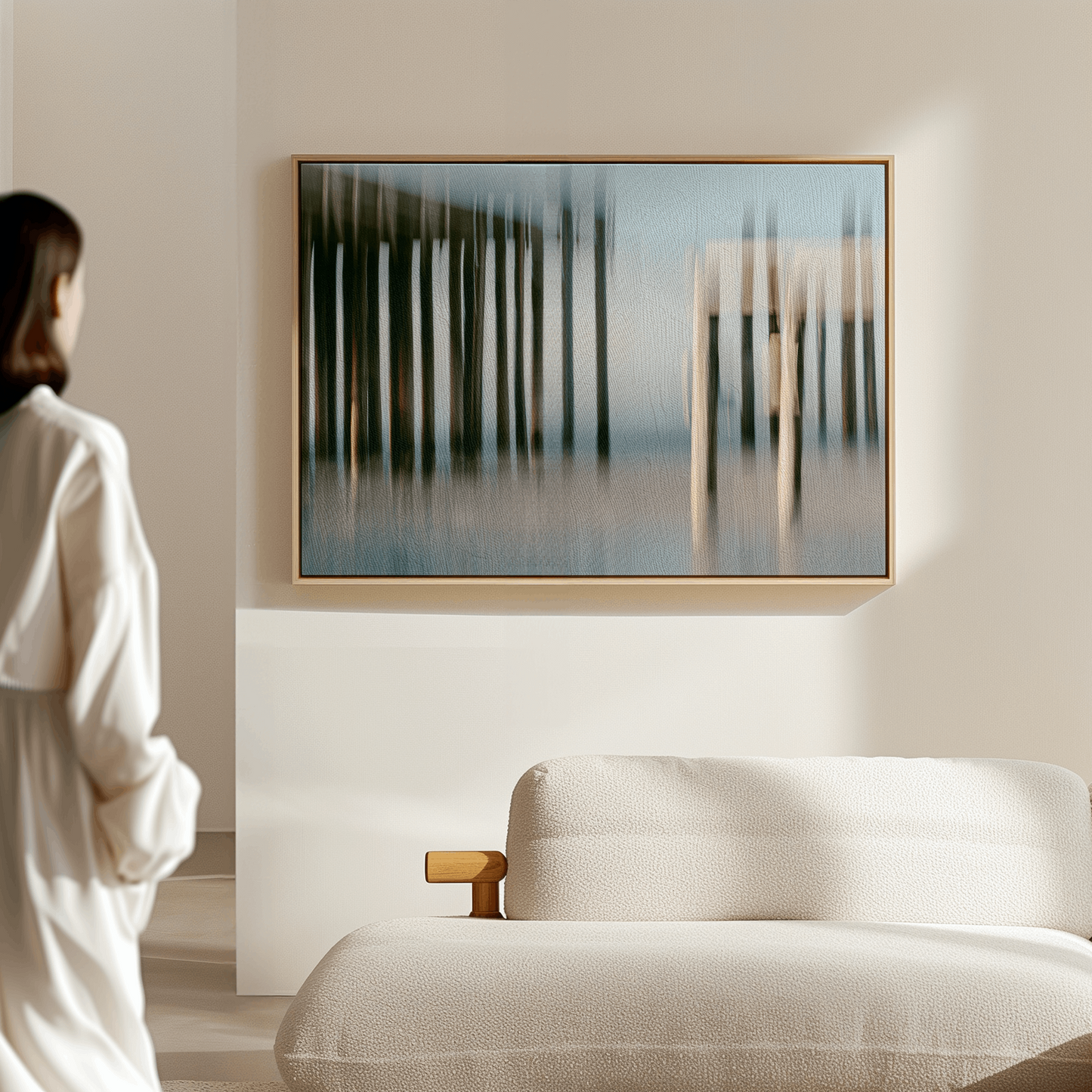 HELD | Framed Fine Art Canvas Print