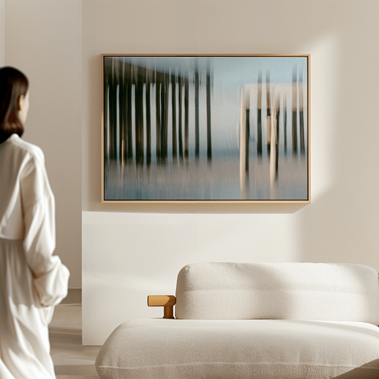 HELD | Framed Fine Art Canvas Print