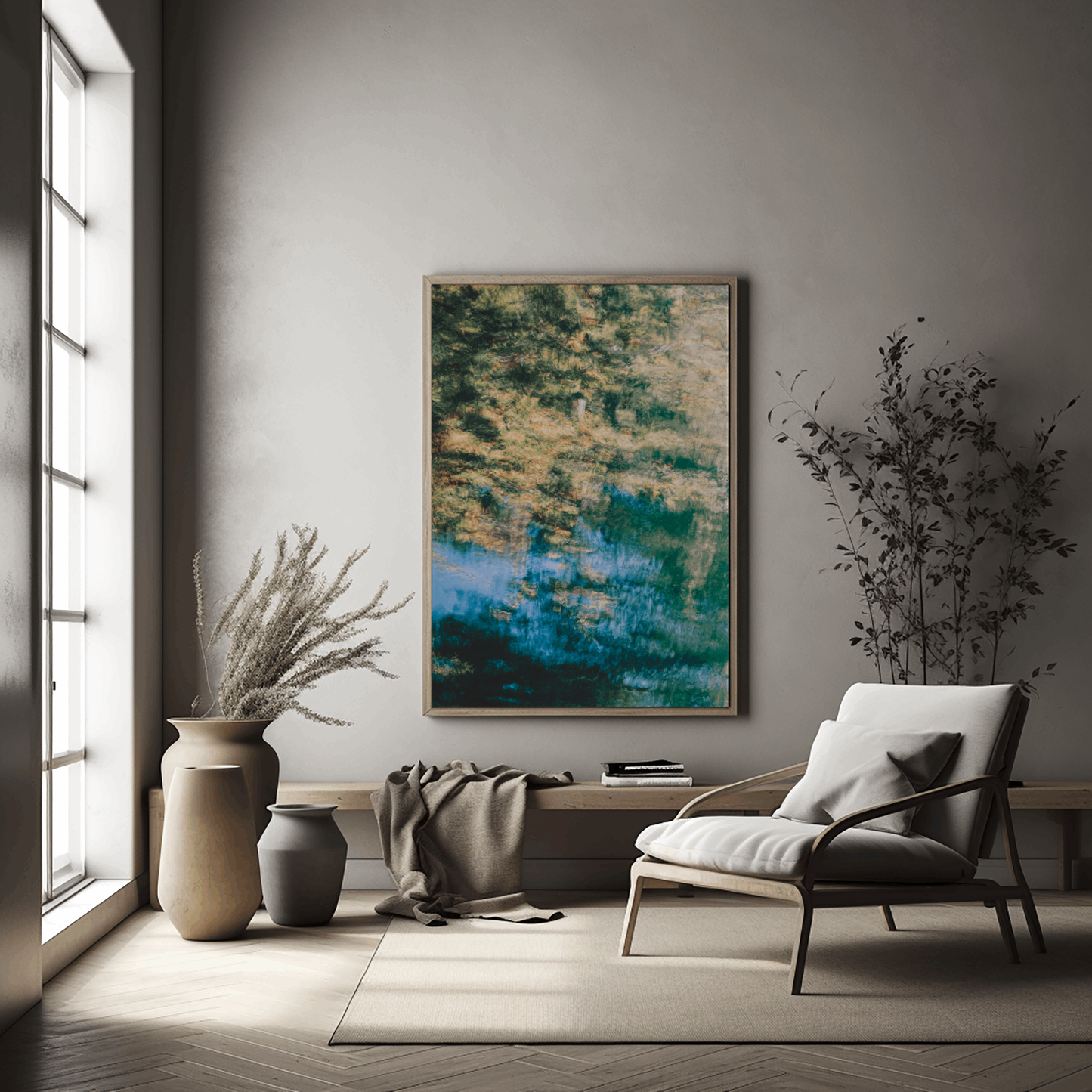 REACHING | Framed Fine Art Canvas Print