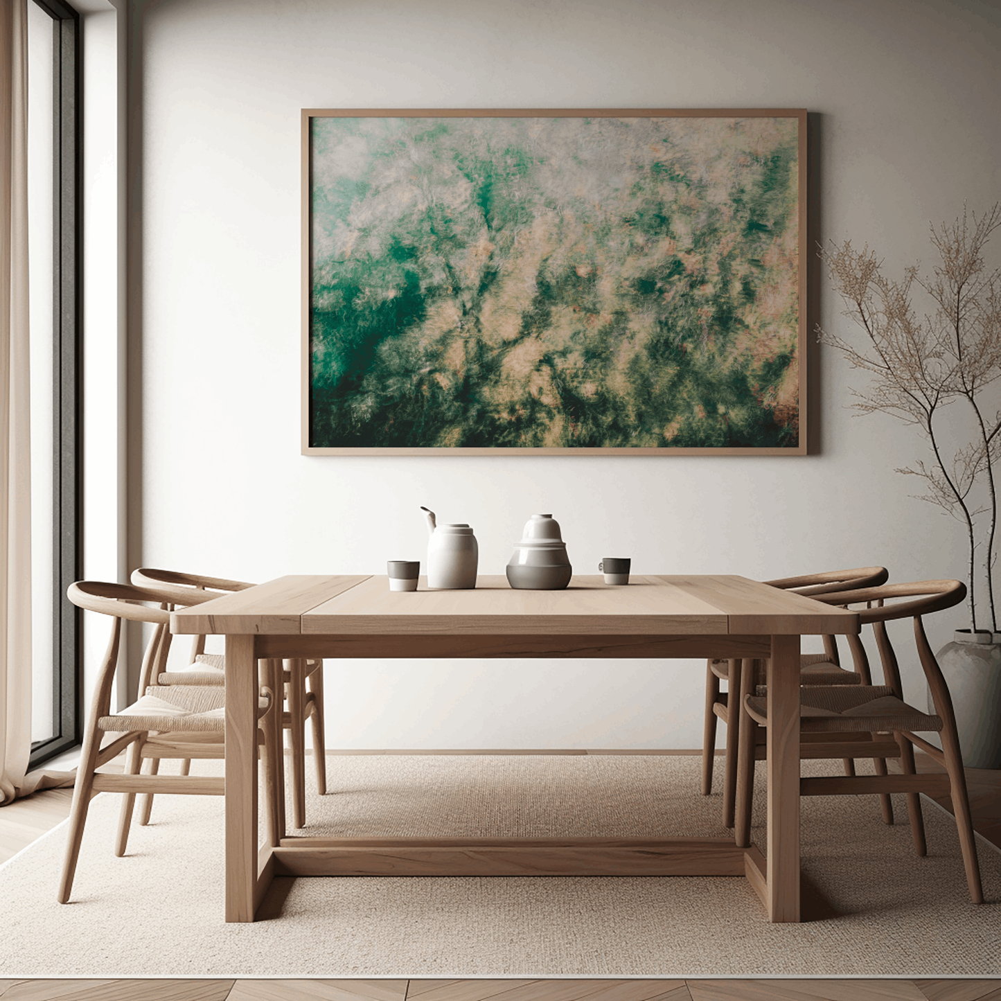SOFT FALL | Framed Fine Art Canvas Print