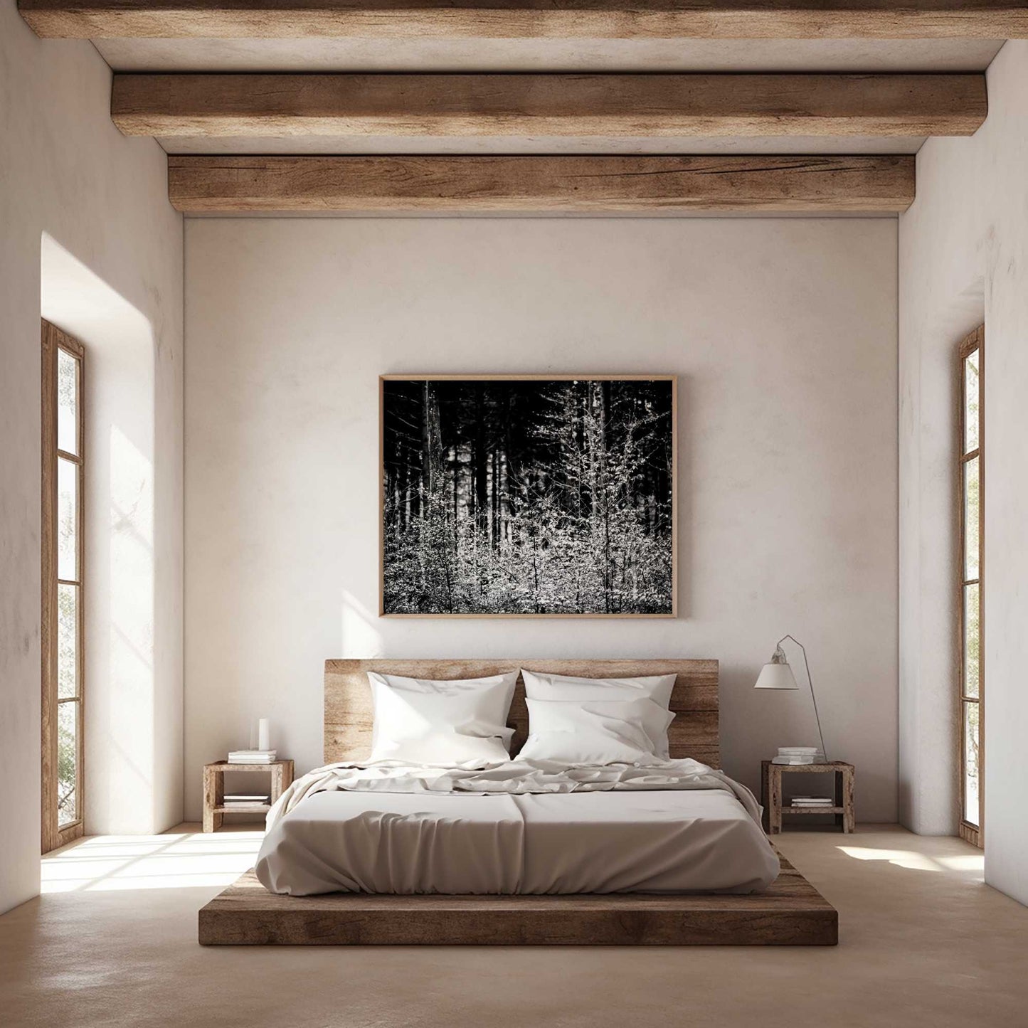 HOLDING ON | Framed Fine Art Canvas Print