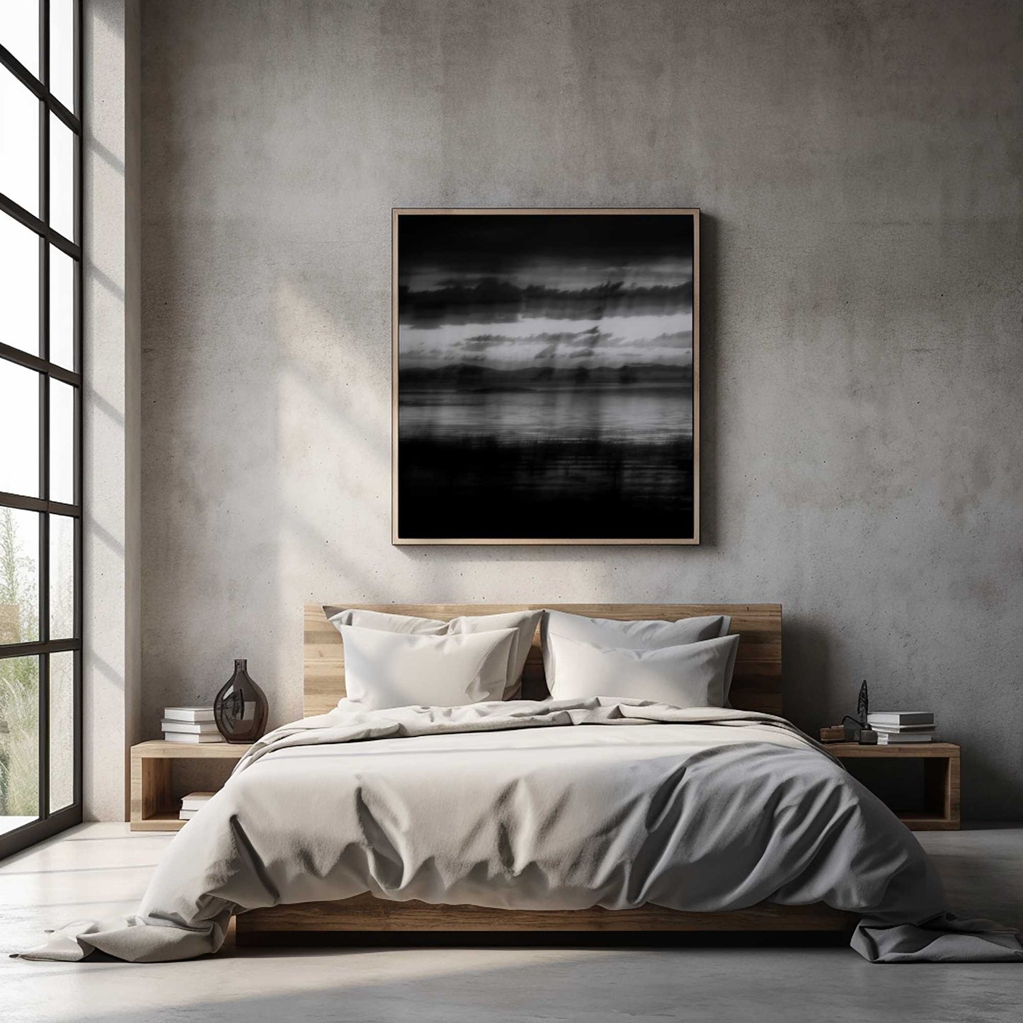 SINGING SHORES | Framed Fine Art Canvas Print