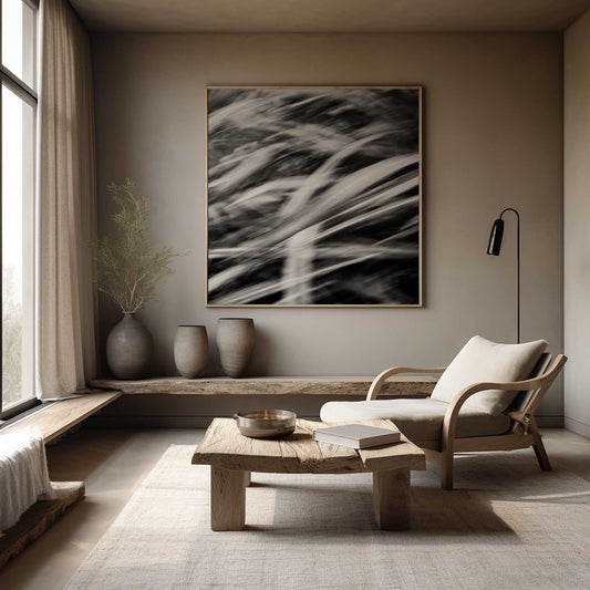 RIBBONS | Framed Fine Art Canvas Print