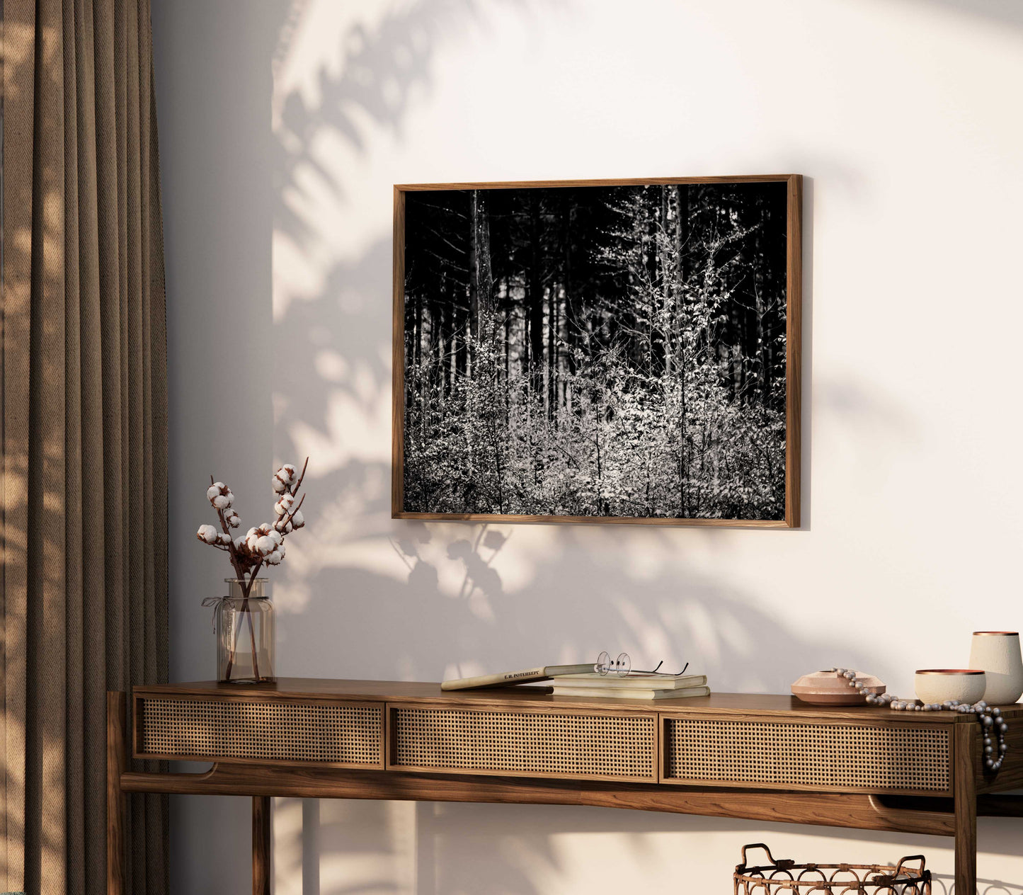 HOLDING ON | Framed Fine Art Canvas Print