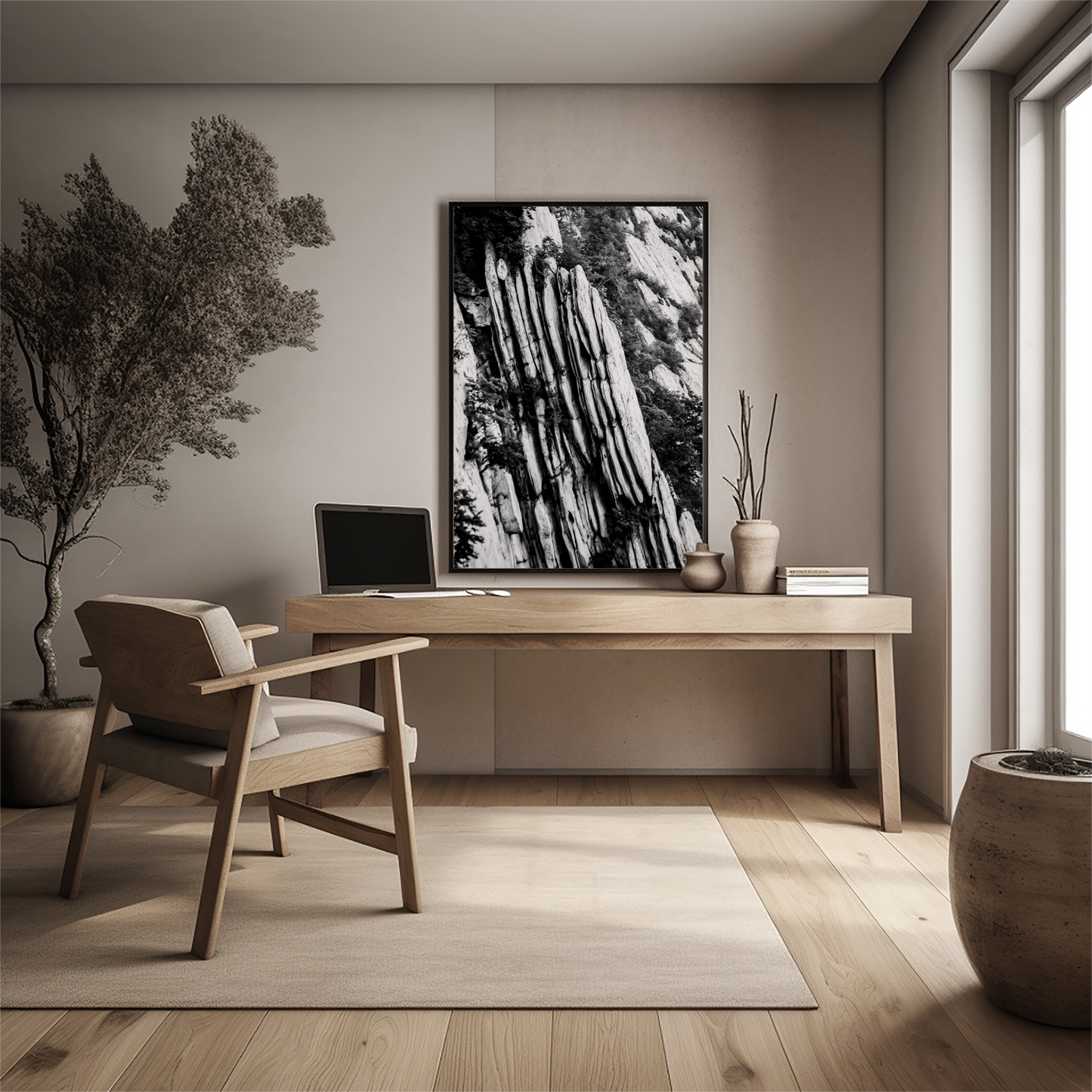 BECOMING | Framed Fine Art Canvas Print