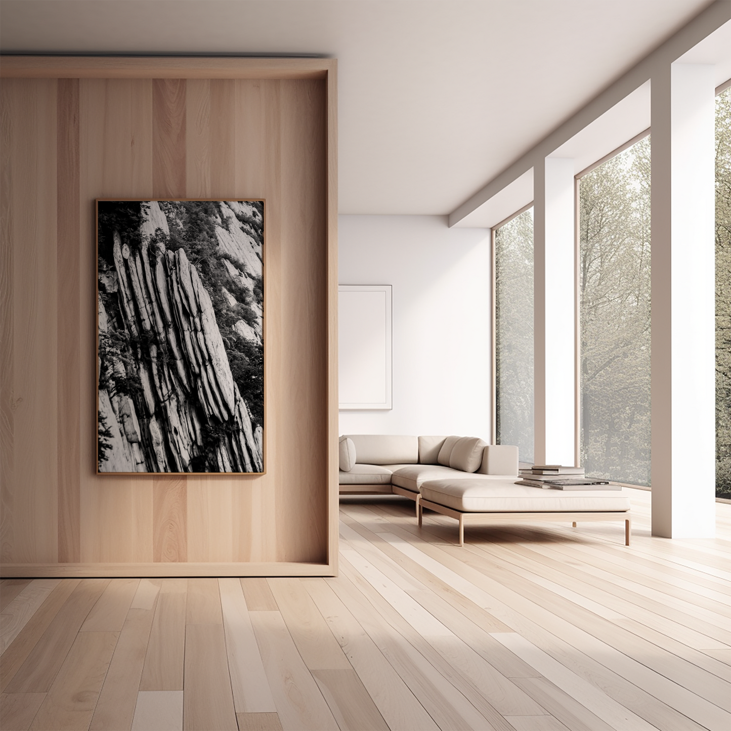 BECOMING | Framed Fine Art Canvas Print