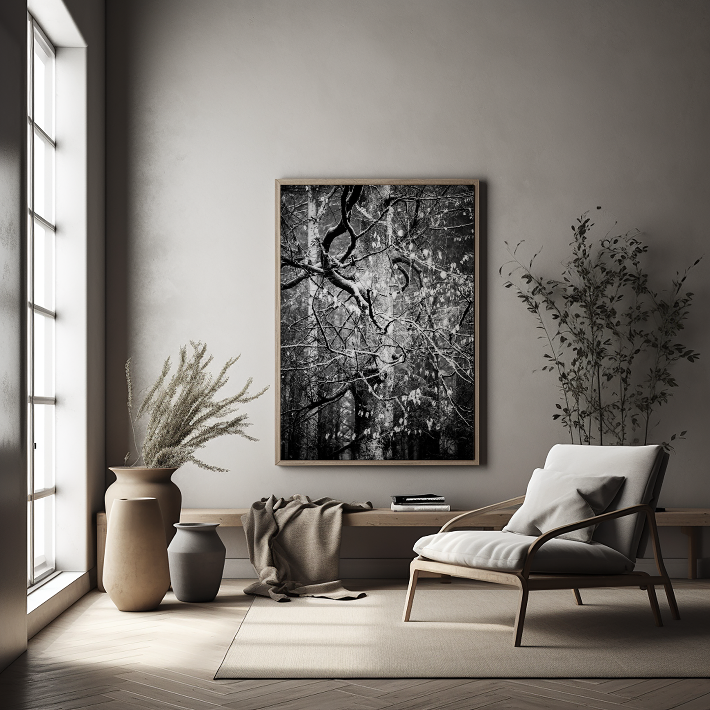 UNRULY | Framed Fine Art Canvas Print