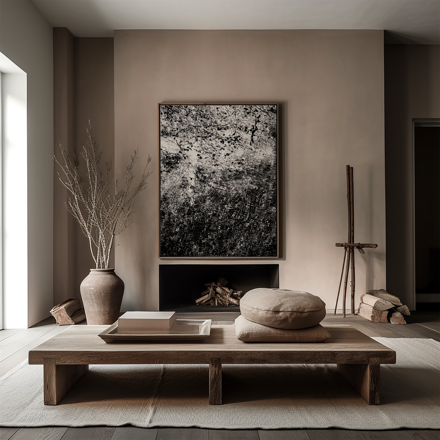 VEIL | Framed Fine Art Canvas Print